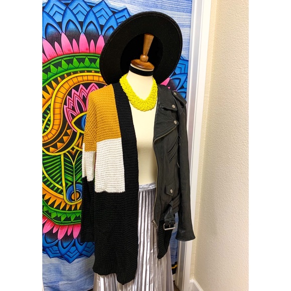 🌈 Beautiful color block knit cardigan - Picture 10 of 10